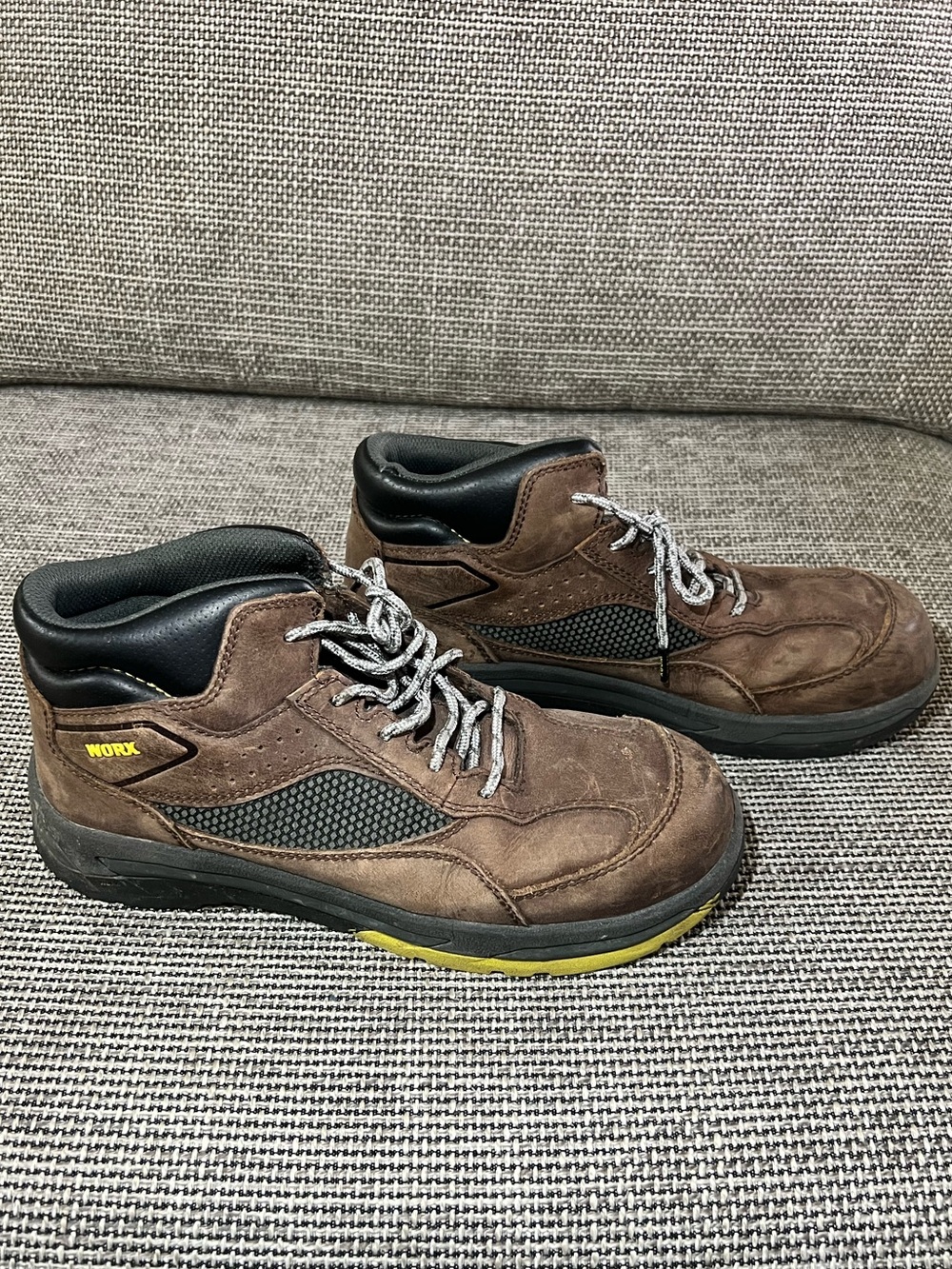 Worx by Red Wing Steel Toe Work Boots Men's 10.5WW Brown